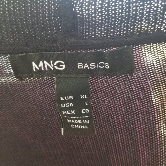 Large MNG Basics Black Open front cardigan. - Picture 4 of 5